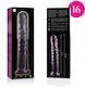Ibiza Γυάλινο Dildo Ροζ 18.5cm