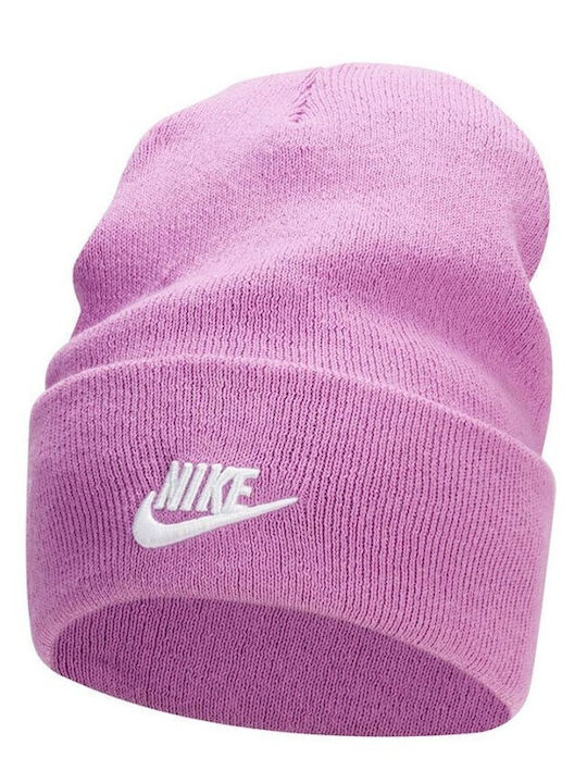Nike Beanie Unisex Σκούφος Πλεκτός σε Ροζ χρώμα