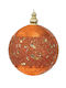 10cm Hanging Ball Ornament Ornament Plastic Copper 10cm Set 4pcs