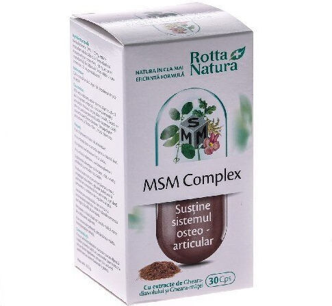 Rotta Natura 700mg Supliment Pentru Sănătatea Articulațiilor și Oaselor 30 Capsule