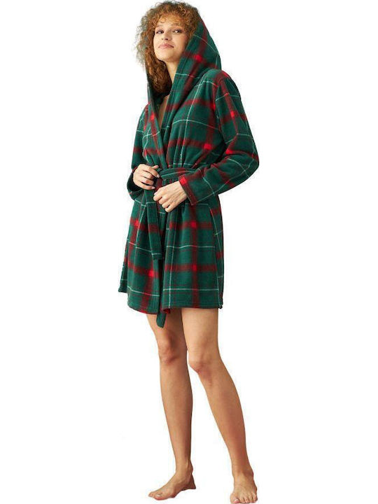 Misenza Pentru Femei Halat Dark Green
