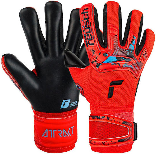 Reusch Attrakt Duo Голмански ръкавици за Възрастни Червени