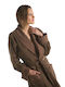 Guy Laroche Bademantel mit Kragen Choco
