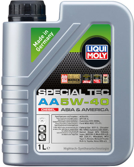 Liqui Moly Special Tec Λάδι Αυτοκινήτου 5W-40 1lt