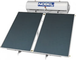 Nobel Classic Ηλιακός Θερμοσίφωνας 300lt Glass Διπλής Ενέργειας 4τ.μ. Επιλεκτικός