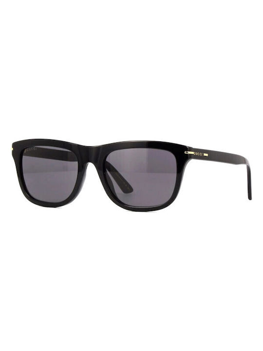 Gucci Ochelari de soare cu Negru Din plastic Rame și Negru Lentilă GG1444S 001