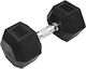 Pegasus Rubber Hexagon Dumbbell 1 x 20kg