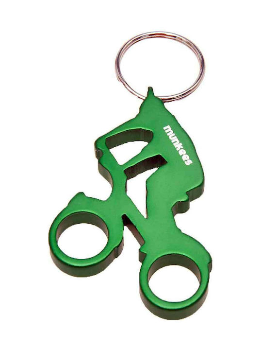 Munkees Keychain Opener Green