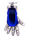 Keychain Hand of Iron Man Metallic Blue