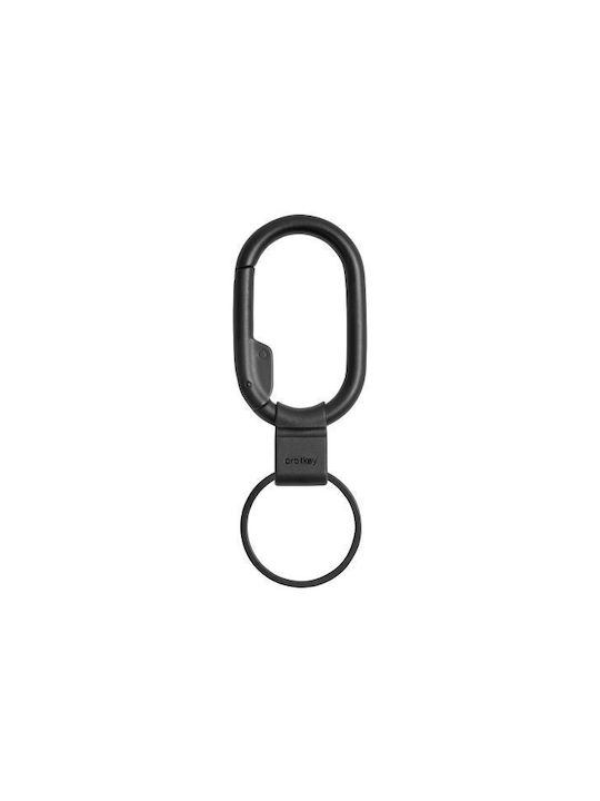 Orbitkey Titularul cheii Clip Neagră