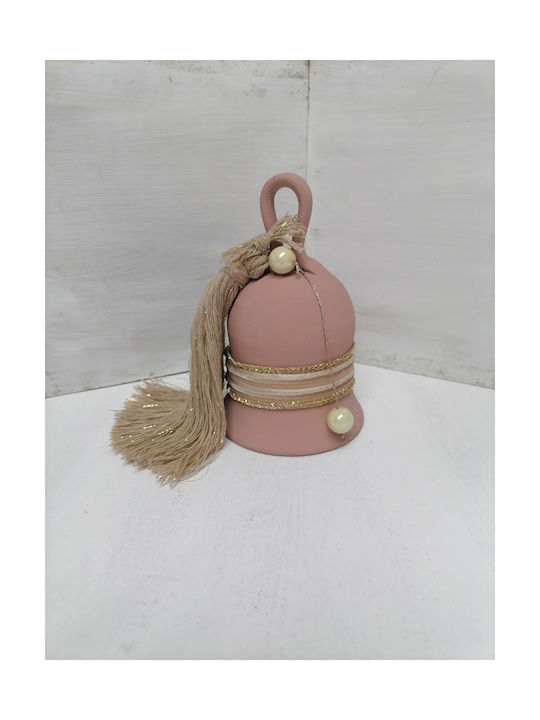 Hanging Lucky Charm Beige Ceramic 1pcs