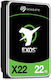 Seagate Exos X22 22TB HDD Σκληρός Δίσκος 3.5" SATA III 7200rpm με 512MB Cache για Server ST22000NM001