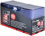 Ultra Pro 3x4 Clear Regular & Card Sleeves Toploader 100τμχ 83665