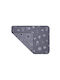 Qmini Swaddle Wrap Grey Gray 75x100cm.