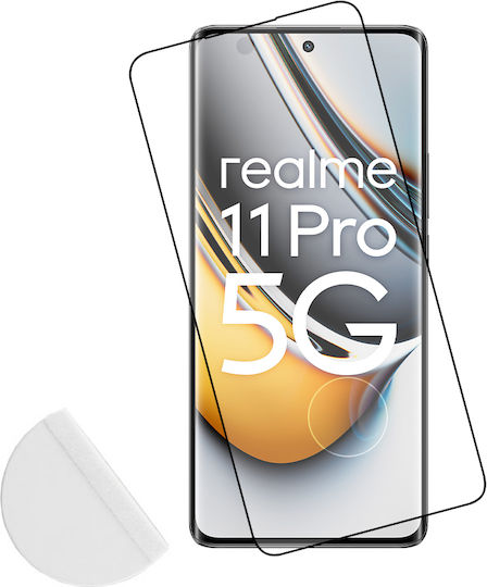 Idol 1991 5g 3D 0.25mm Gehärtetes Glas Schwarz (Realme 11 Pro / 11 Pro+)
