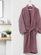 Kipper Fresh Bathrobe with Collar Berry 450gr/m²