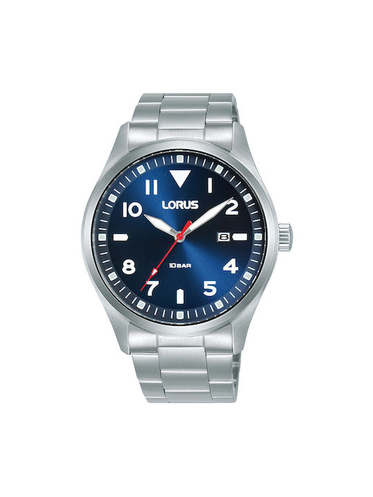 Lorus Sport Watch Battery with Silver Metal Bra...