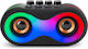 The Source Light Up Retro Ηχείο Bluetooth 8W με Διάρκεια Μπαταρίας έως 3 ώρες Κόκκινο