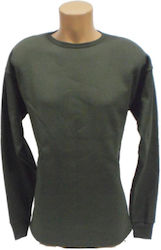 All About Army Sweatshirt in Khaki Farbe