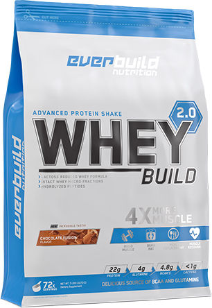 Everbuild Nutriton Whey Build 2.0 Protein Molke mit Geschmack Schoko & Kokos 2.3kg