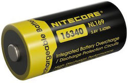 NiteCore RCR123A 950mAh 3.6V 1τμχ NiteCore RCR123A 950mAh 3.6V 1τμχ