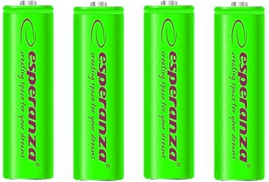 Esperanza Επαναφορτιζόμενες Μπαταρίες AA 2000mAh 4τμχ