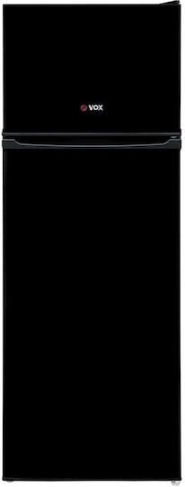 Vox Electronics Хладилник с Две Врати 213л В145xШ54xД57см Черен KG 2500 BF