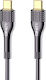 Ldnio USB 2.0 Cable USB-C male - USB-C 65W PD Γκρι 1m LC651