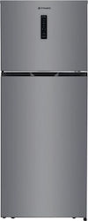 Pyramis FSP 178 Double Door Refrigerator H178xW70xD68cm Inox