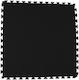 JK Fitness Gym Floor Puzzle Mat Black 4pcs 62x62x1cm