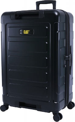 CAT 3 Large Travel Suitcase Black with 4 Wheels