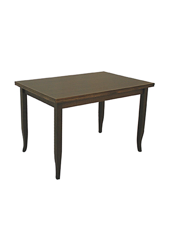 Table Kitchen from Solid Wood Ξύλινo 70x110cm