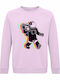 Space Dj Sweatshirt Pink