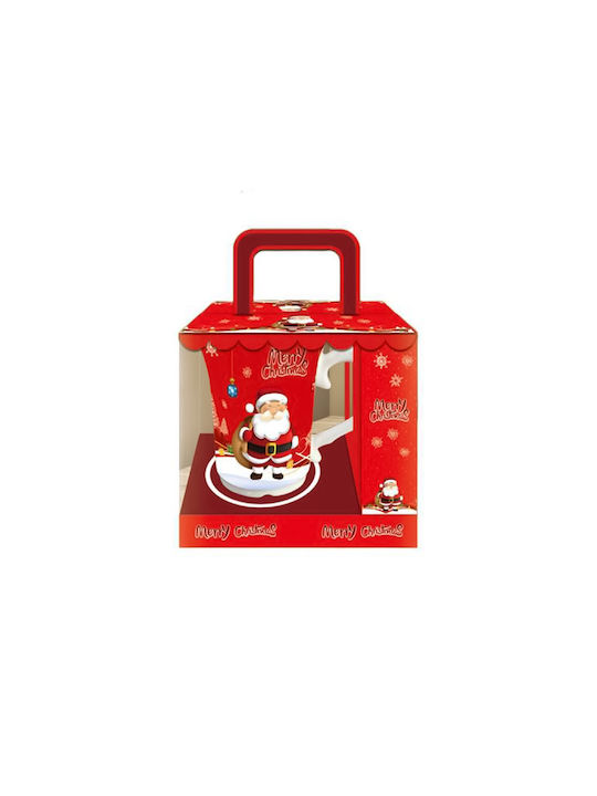 Christmas Mug Red L11.2xW9cm 1pcs