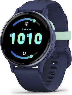 Garmin Vivoactive 5 Aluminium 42mm Waterproof Smartwatch with Heart Rate Monitor (Royal Blue)