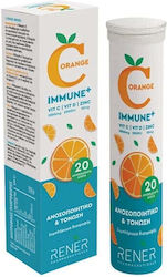 Rener C-orange Immune + Multivitamin 10mg Orange 20 eff. tabs