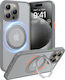 Torras 360 Vollschutz Silikon Gray (iPhone 15 Pro)