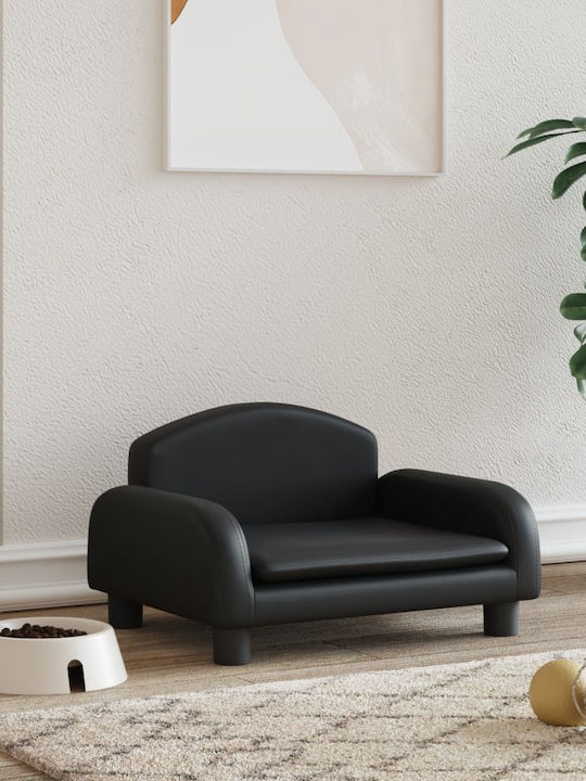 vidaXL Sofa Hundebett Schwarz 50x40cm.