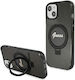 Guess Plastic Back Cover Black (iPhone 15)