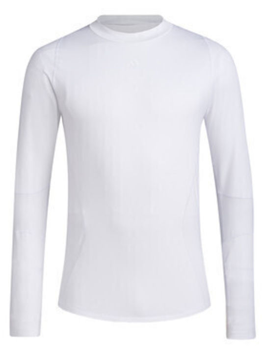 adidas Techfit Cold.rdy Ισοθερμική Μπλούζα Λευκή adidas Techfit Cold.rdy Ισοθερμική Μπλούζα Λευκή