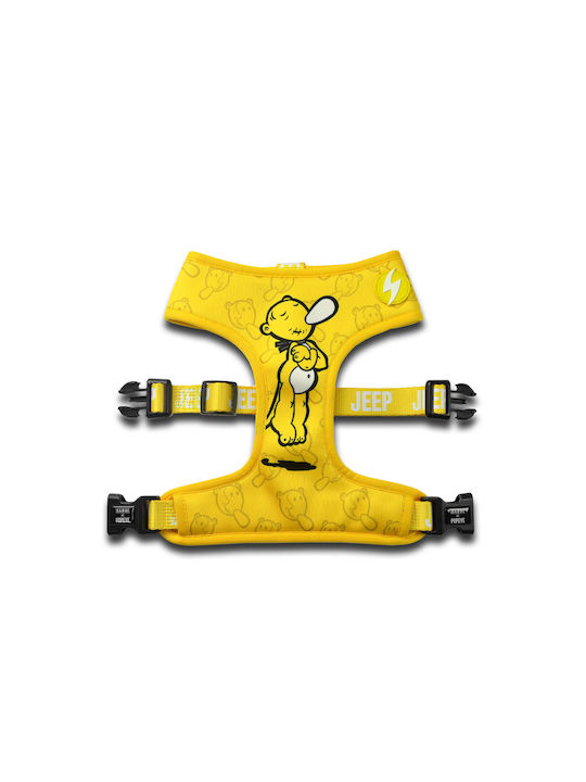 Dashi Dog Harness Vest Neo Yellow Small