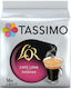 Tassimo Kapseln Espresso L’Or Caffe Long Intense Kompatibel mit Maschine Tassimo 16Mützen