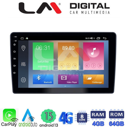 LM Digital Car Audio System Hummer H1 2010 > 2018 (Bluetooth/USB/WiFi/GPS/Apple-Carplay/Android-Auto) with Touch Screen 9"