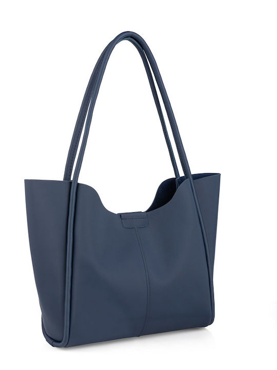Lucky Bees Set Women's Bag Tote Hand Navy Blue