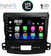 Digital IQ Car Audio System for Peugeot 4007 Mitsubishi Outlander Citroen C-Crosser 2006-2012 (Bluetooth/USB/WiFi/GPS/Apple-Carplay/Android-Auto) with Touch Screen 9"