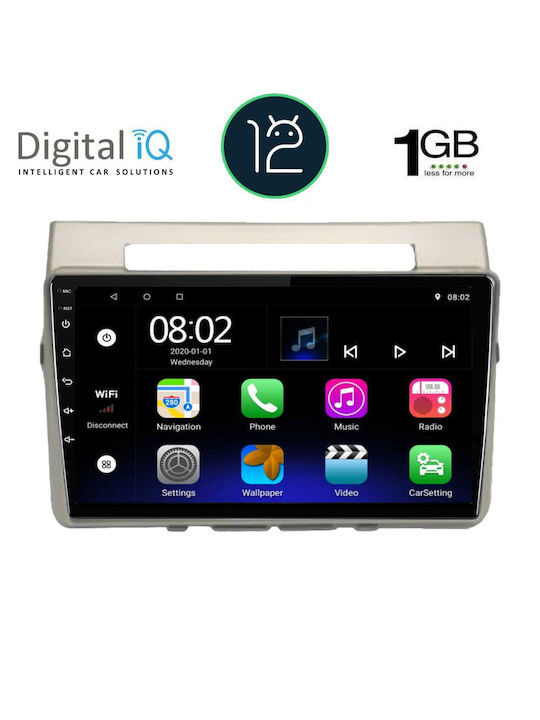 Digital IQ Car Audio System for Toyota Corolla Verso 2004-2009 (Bluetooth/USB/WiFi/GPS/Apple-Carplay/Android-Auto) with Touch Screen 9"