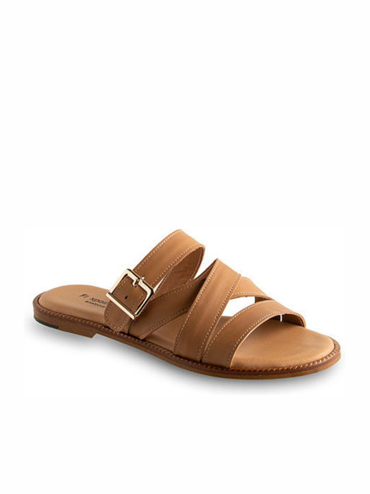 Flexpoint Anatomic Leather Women's Sandals Tabac Brown