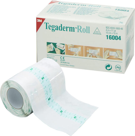 3M Tegaderm Waterproof & Sterilized Plasters 1000x10cm 4pcs