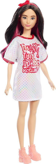 Barbie Fashionistas Doll Fashionistas 214, Red Mess Dress for 3+ years+ Years