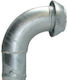 ELVIETH P68-003 Фитинг газов нипел с Мъжки Резба 70мм